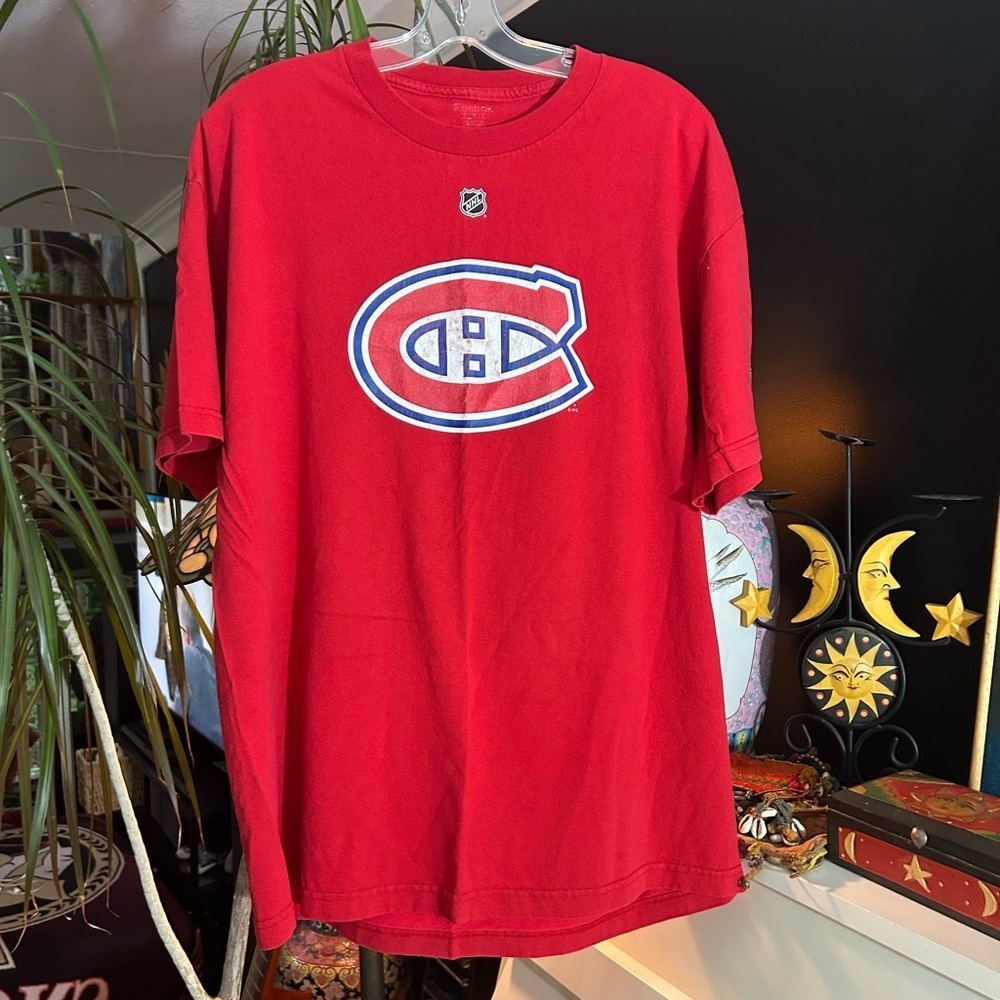 Reebok Red Parros Montreal T Shirt #15